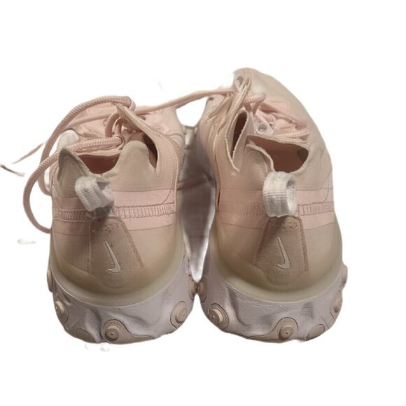 Nike react element 55 pale pink foam cushioning casual lightweight sneakers 7.5 - Picture 4 of 6
